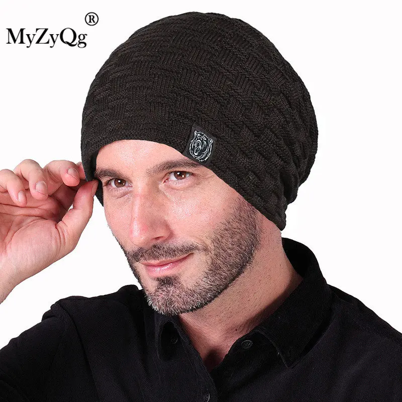 Winter Warm Fleece Knitted Hat Running Caps Men Women Protect Ear Ski Outdoor Hiking Cycling Earmuffs Thicken Pile Woolen Caps