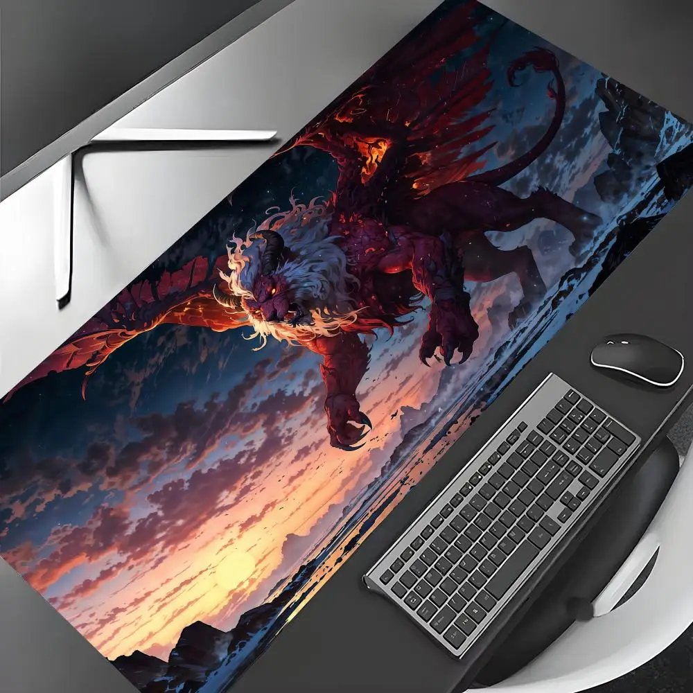 

Fantastic Giant Lion Mouse Pad Desk Mat Gaming mat gamer pc accessories rubber anti-slip keypad expansion pad office desk mat