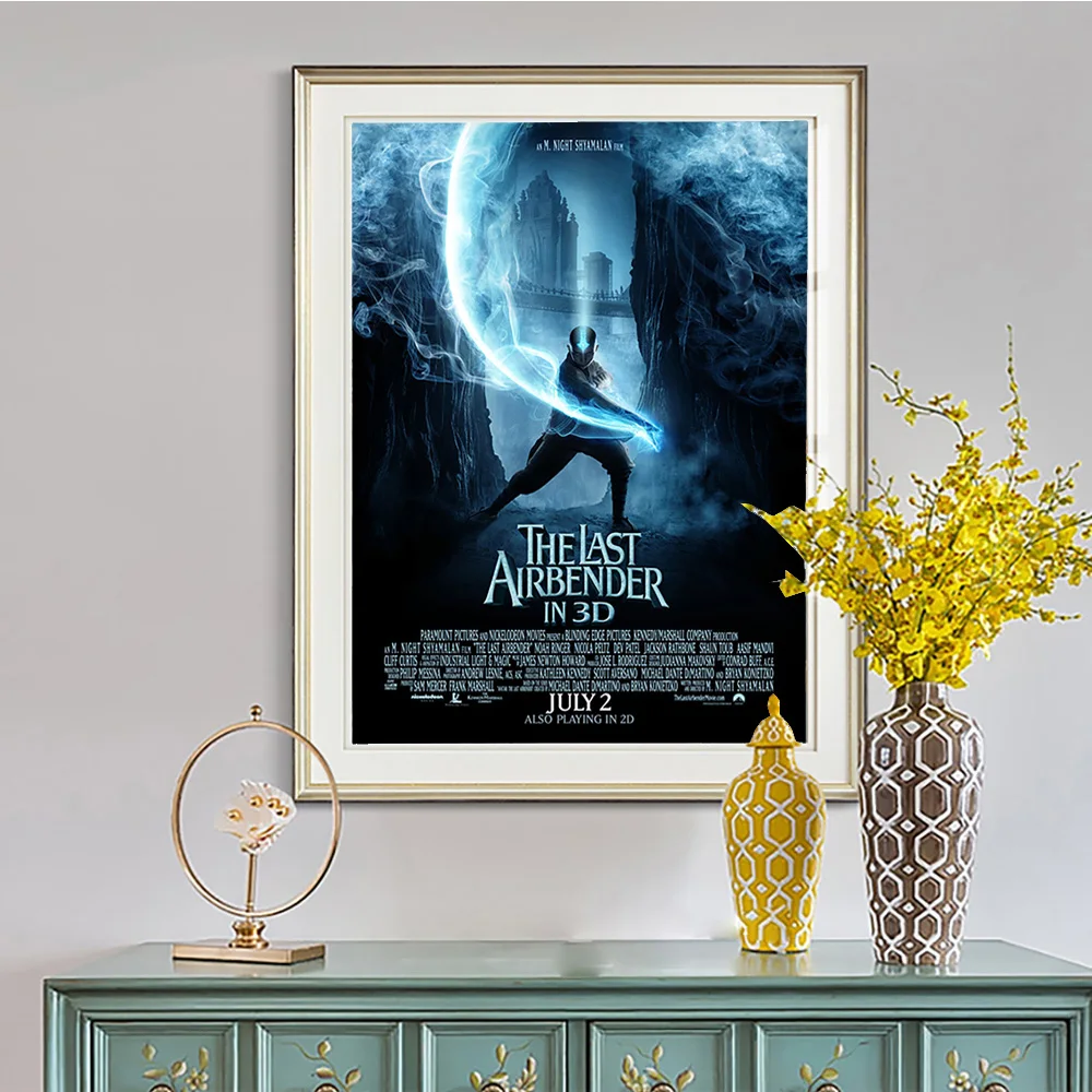 آخر Airbender الأمريكية الخيال مغامرة فيلم طباعة ملصق فني الفيلم الحديث قماش اللوحة غرفة الاطفال ديكور ملصقات جدار