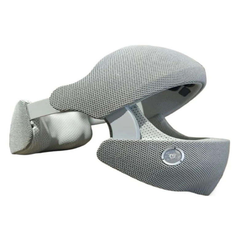 Head massager, hot compress intelligent red light folding help sleep kneading massage head artifact