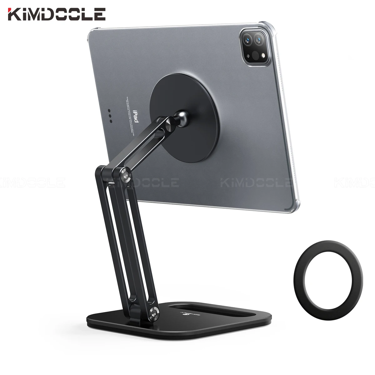 Kimdoole Metal Magnetic Tablet Stand Holder Pad Folddable Support for iPad Air Pro 12 Mini Xiaomi Samsung Accessories