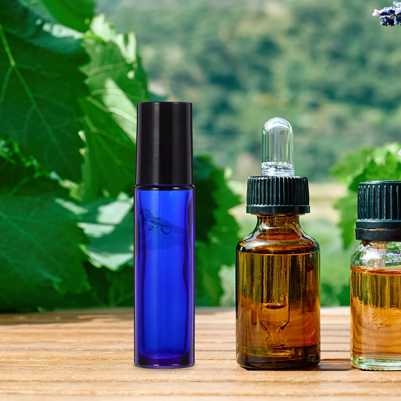 

24 шт. роликовые флаконы, пустые многоразовые флаконы-роллеры, портативные стеклянные флаконы для хранения парфюмерии и эфирных масел, герметичные