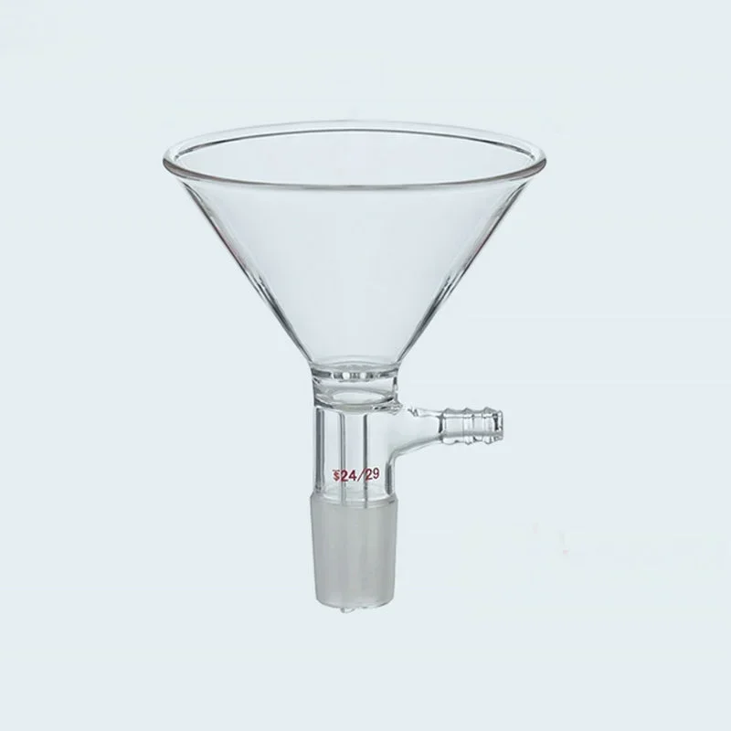 1pc Diameter 60mm to 150mm borosilicate glass suction funnel with filter hole,19#24# frosted Standard joint