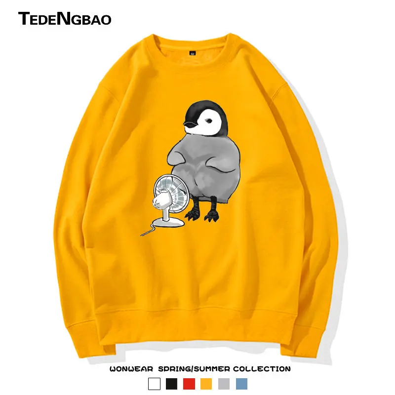 Japanese Cute Cat Penguin Totoro Hamster Shiba Inu Fan Cartoon Casual Printed Loose Hoodie Trendy Men's and Women's Street Style