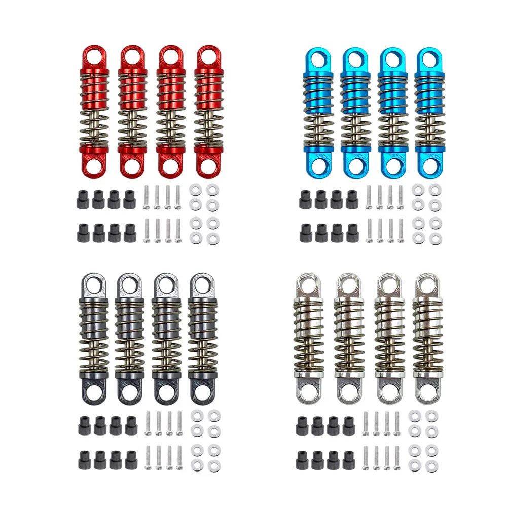 Wltoys 284131 K969 K979 K989 K999 P929 P939 4pcs Metal Shock Absorber Damper 1/28 RC Car Upgrades Parts