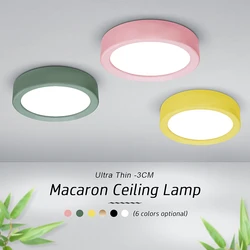 LED Downlight Modern Colorful Ceiling Lamp Surface Mounted Spot Led 5W 7W 10W 15W Ultra Thin Bedroom Living Room Lighting 220V