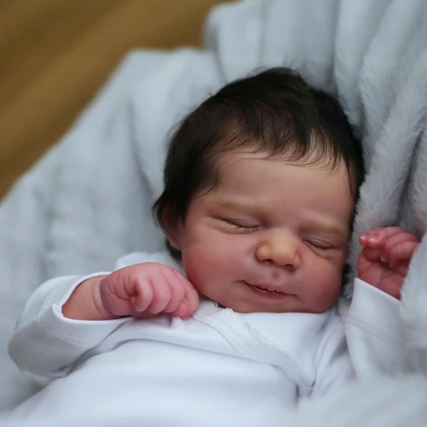 19INCH Full Vinyl Reborn Baby Doll Pascale Real Iife Silicone Reborn Dolls Multiple Layers Painting 3D Skin with Visible Veins