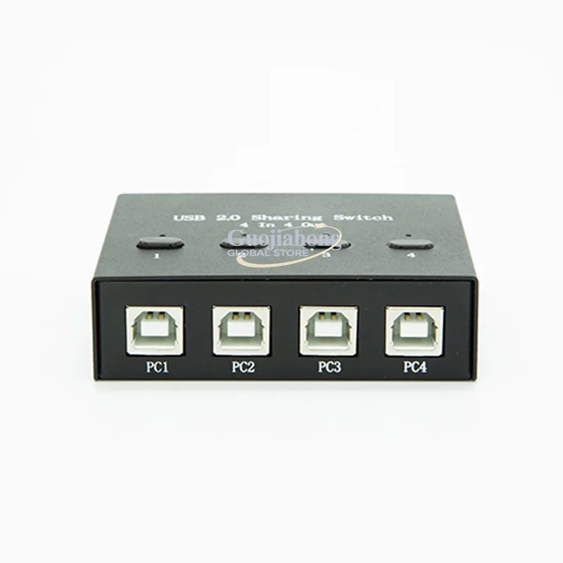 

Manufacturer wholesale 4 ports switch 4 in 4 out switch USB switch distributor printer sharer