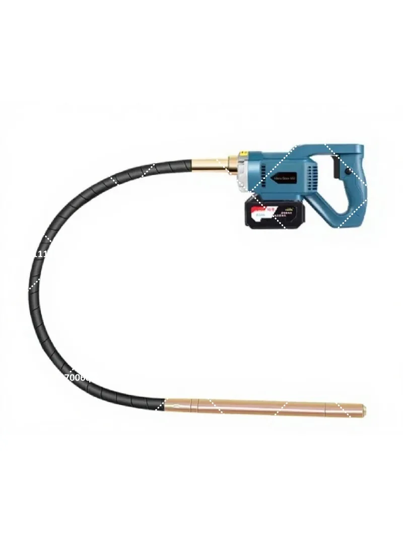 Cordless Concrete Vibrator Tool Small Rechargeable Cement Vibrator Air Bubble Remover 2m Hose