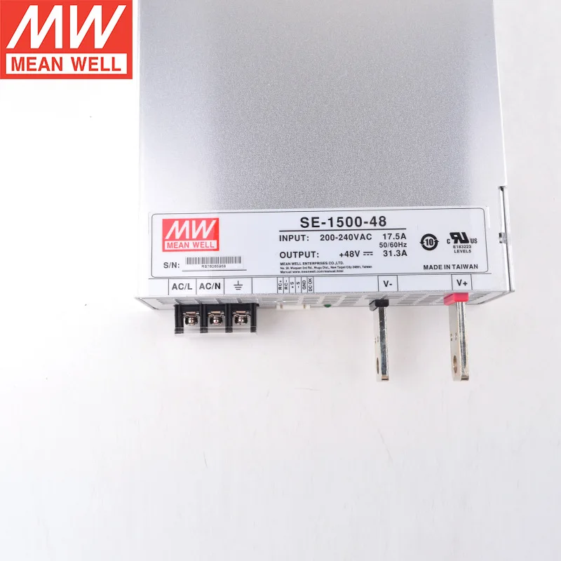 MEAN WELL SE-1500 Series Single Output Power Supply 1500W SE-1500-5 SE-1500-12 SE-1500-15 SE-1500-24 SE-1500-48