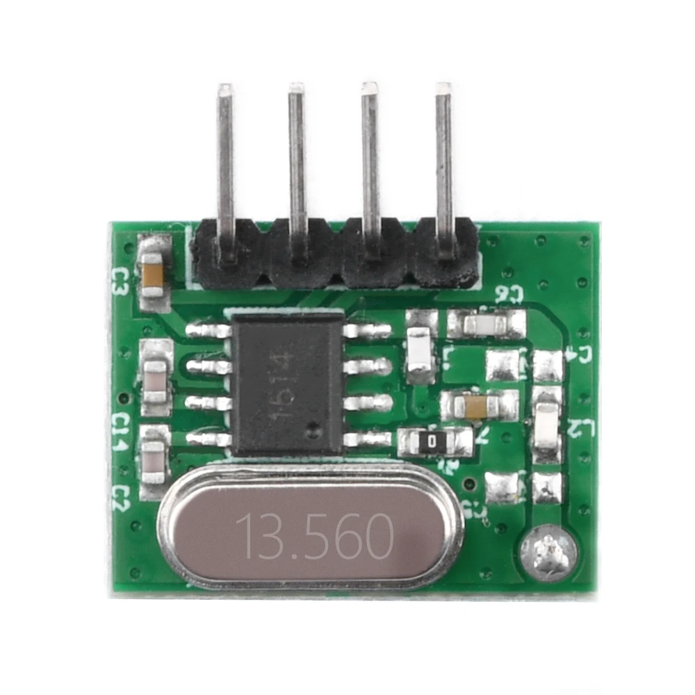 Imagem -04 - Módulo do Transmissor do Receptor de rf Superheterodyne de Rx470 433 Mhz para o Módulo de Radiofrequência sem Fio dos Controles Remotos de Arduino