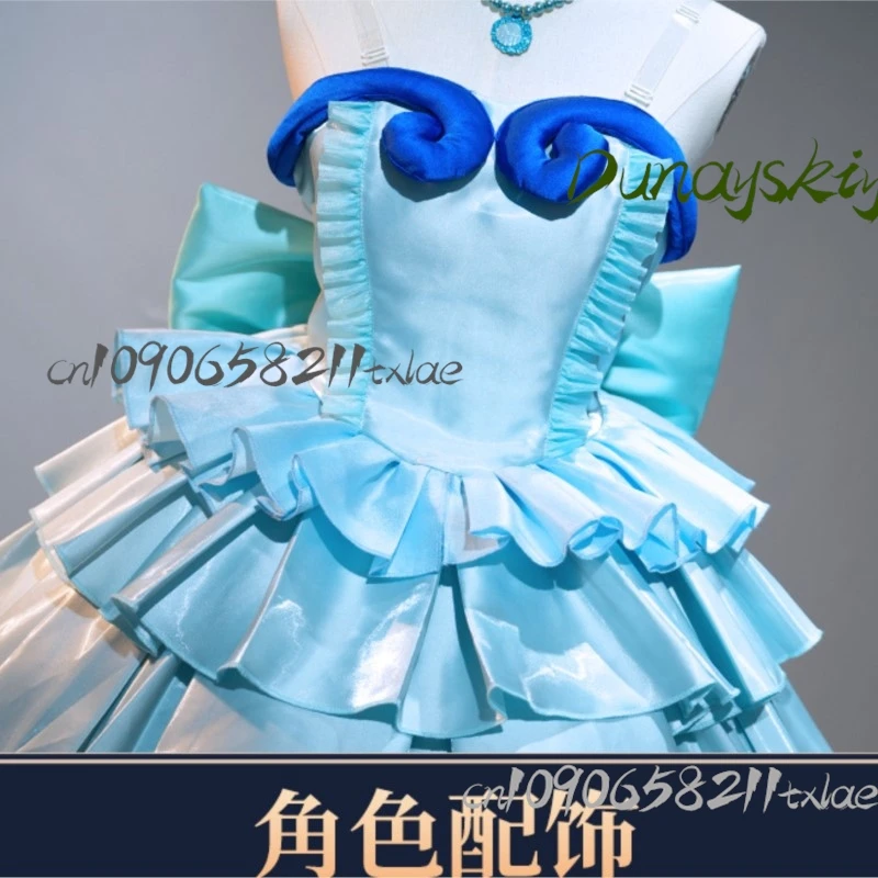 Shop1104345165 متجر نانامي لوشيا هانون هوشو تأثيري حورية البحر ميلودي زي الوردي الأزرق الأميرة لوليتا ملابس شعر مستعار الدعامة الدعاوى ﻿