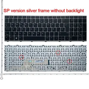 Keyboard laptop AS / SP / Inggris Baru untuk HP Probook 450 G5 455 G5 470 G5 650 G4 650 G5 Lampu Latar Keyboard Hitam Inggris 10 penjualan terbaik hp probook 470 g1 - №