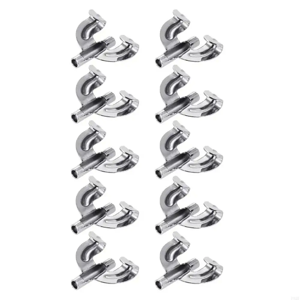 1/10Pcs Durable Wear-resistant Bass Drum Claw Hook Metal Sturdy Drum Mount Hook Percussion Bass Drum Parts Hardware Repair