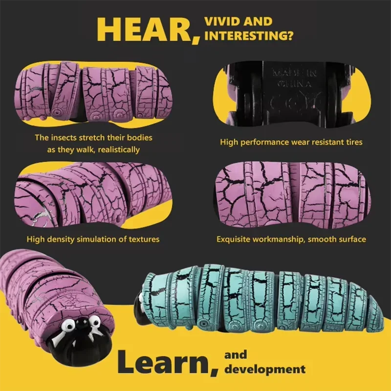 التحكم عن بعد الحشرات محاكاة الأشعة تحت الحمراء RC الحيوان صعبة علة محاكاة ساخرة الزواحف الاطفال لعبة حفلة صبي فتاة هدايا عيد الميلاد #4