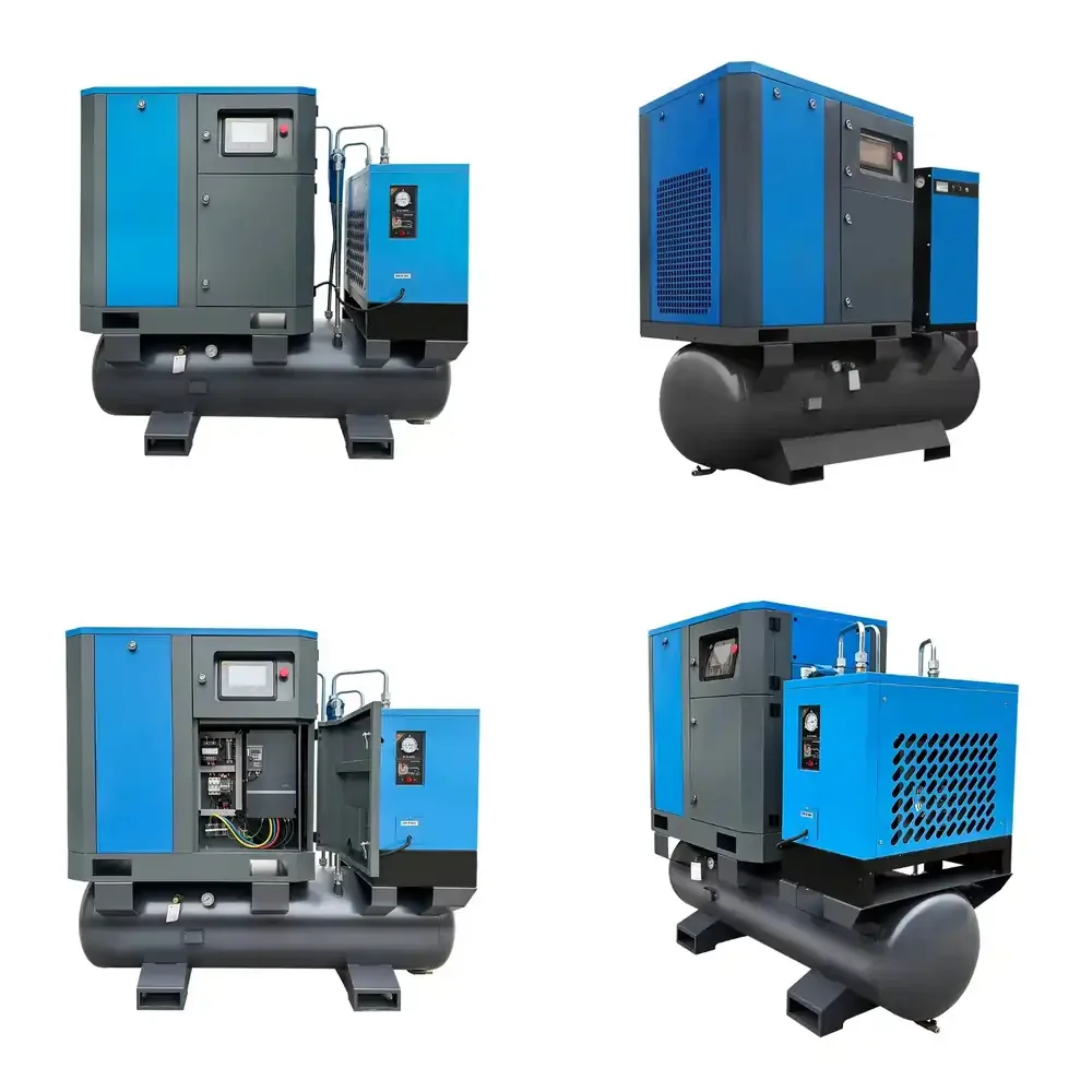 

Промышленный электрический роторный винтовой воздушный компрессор для двигателей 7.5кВт, 11кВт, 15кВт, 22кВт, класс защиты IP55, высокопроизводительный, для тяжелых условий эксплуатации