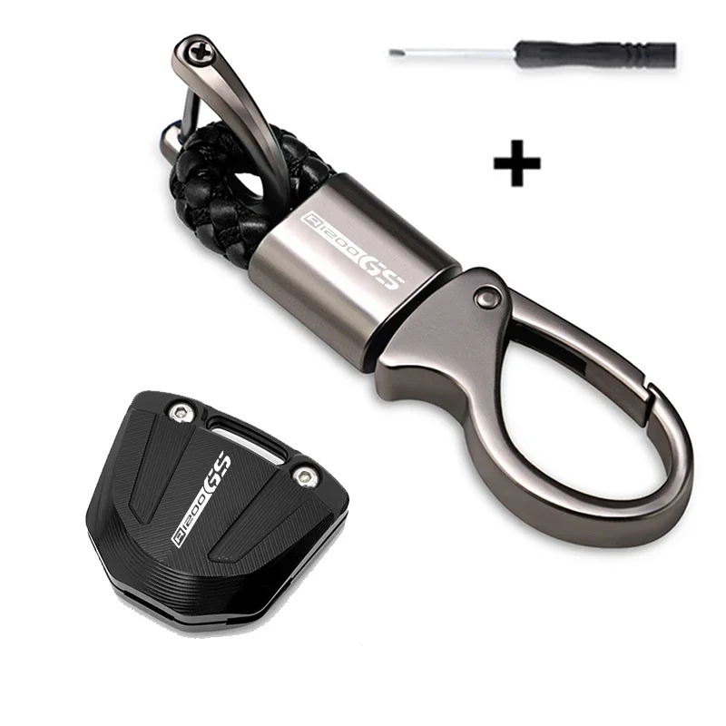 Accesorios de motocicleta CNC funda de llave de aluminio llavero compatible con BMW R1200GS R1200 GS R 1200GS Universal todo el año