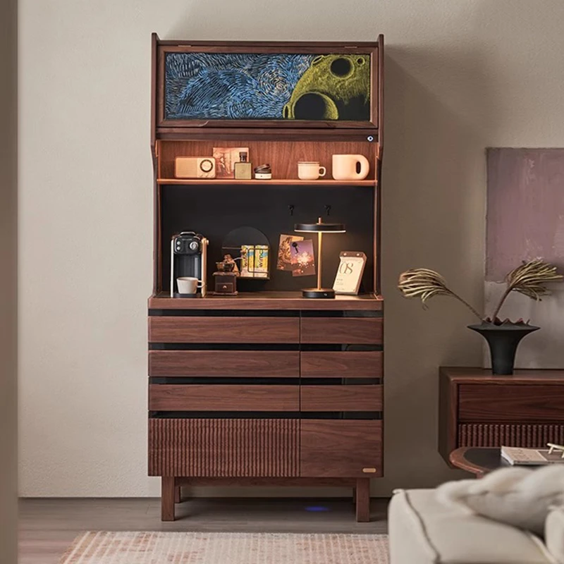 /Sideboards Wood Living Room Cabinets Mobile Storage Display Cabinets House Container Organizer Luxury Gabinete Home Furniture