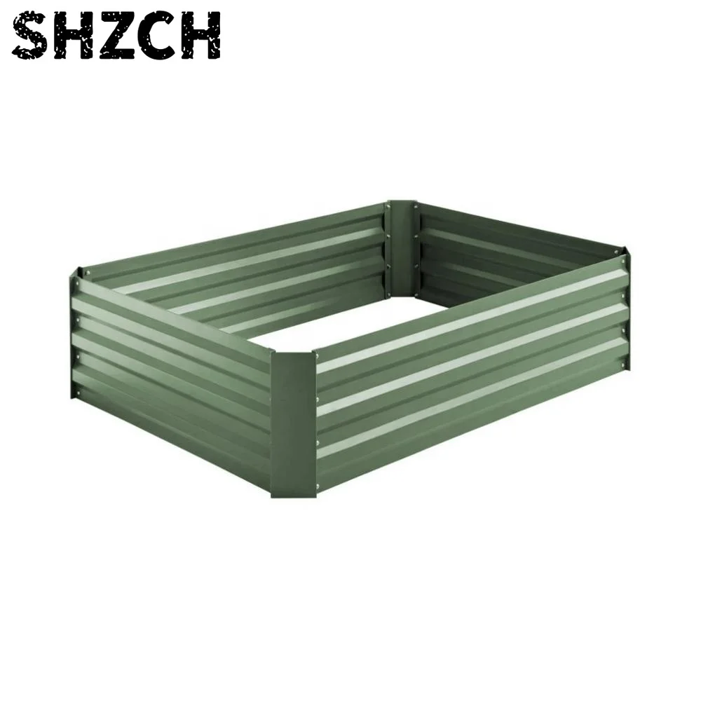 DIY Raised Garden Bed Planter Box Elevated Design With Flower Basket For Nursery Or Fencing Pack Of Cartons