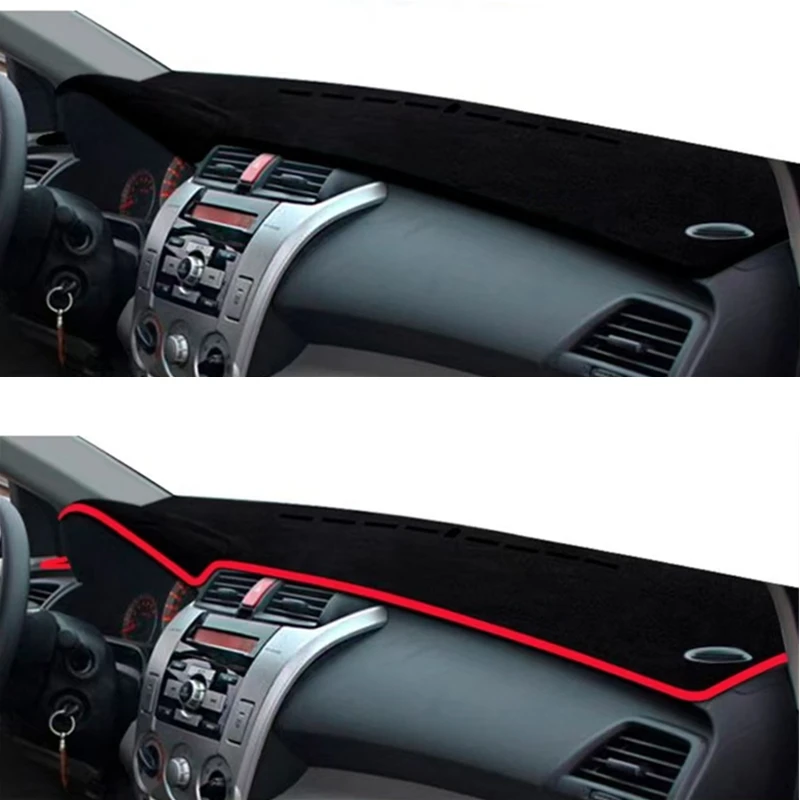 

Для Honda City 2008-2013 2014 LHD RHD Автомобильный коврик для приборной панели Dashmat Pad Центральная консоль Солнцезащитный козырек Защитный ковер Аксессуары с защитой от УФ-лучей