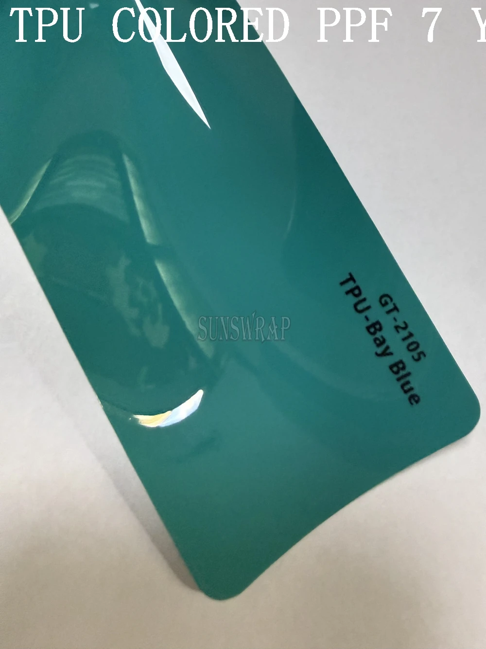 

TPU Baby Blue Paint Protective Film Wet Application Clear Bra for Cars Boats Yachts Aircraft Full Body Guard 5x52ft/roll