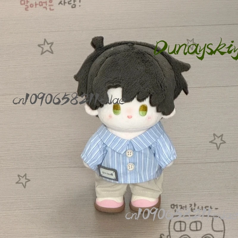 20 سنتيمتر ملابس الطفل Kawaii بنين بنات تأثيري ازياء قميص أزرق رائع الكاكي السراويل لطيف اليومية هالوين