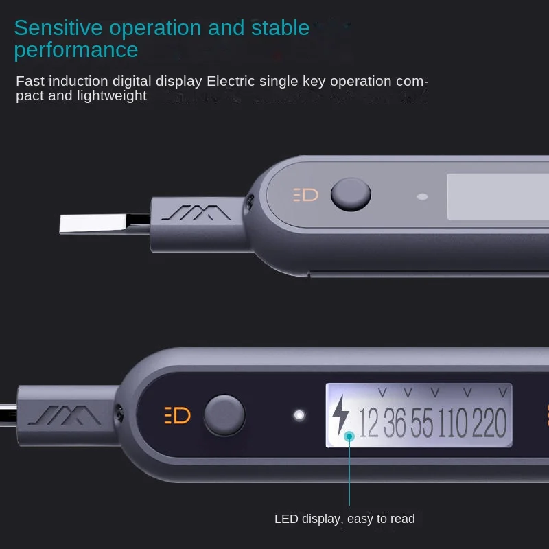 Xiaomi JIMIHOME Voltage Detector Smart Non-contact Tester Pen Meter 12-250V AC/DC Electric Sensor Multifunctional Testing Tools