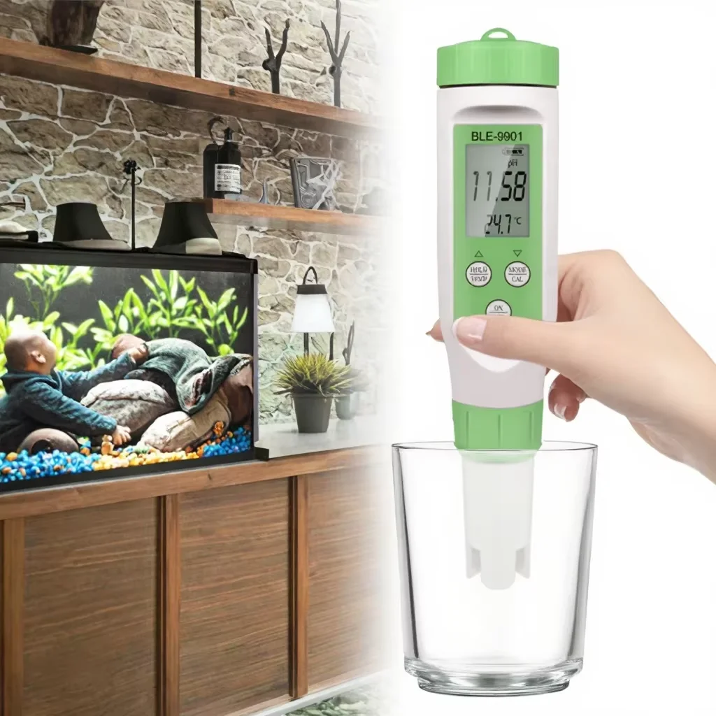 

Water Quality Tester 3 in 1 -compatible Temperature TDS PH Meter by Mobile App