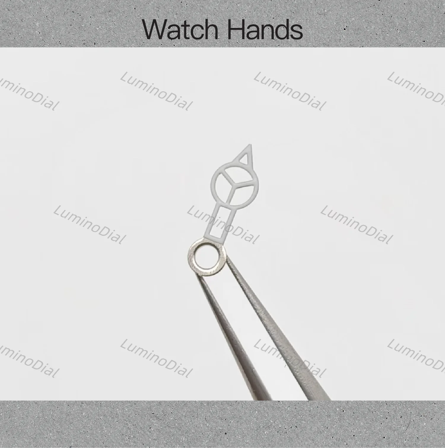 Luminous Watch Hands 8*12*12.5mm Silver Watch Accessories for NH35/36/2824/2836/8215/8205 and so on