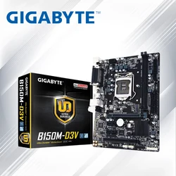 NEW Gigabyte B150M D3V Desktop GA-B150M-D3V DDR4 Motherboard B150M B150 Socket LGA 1151 USB3.0  Motherboard