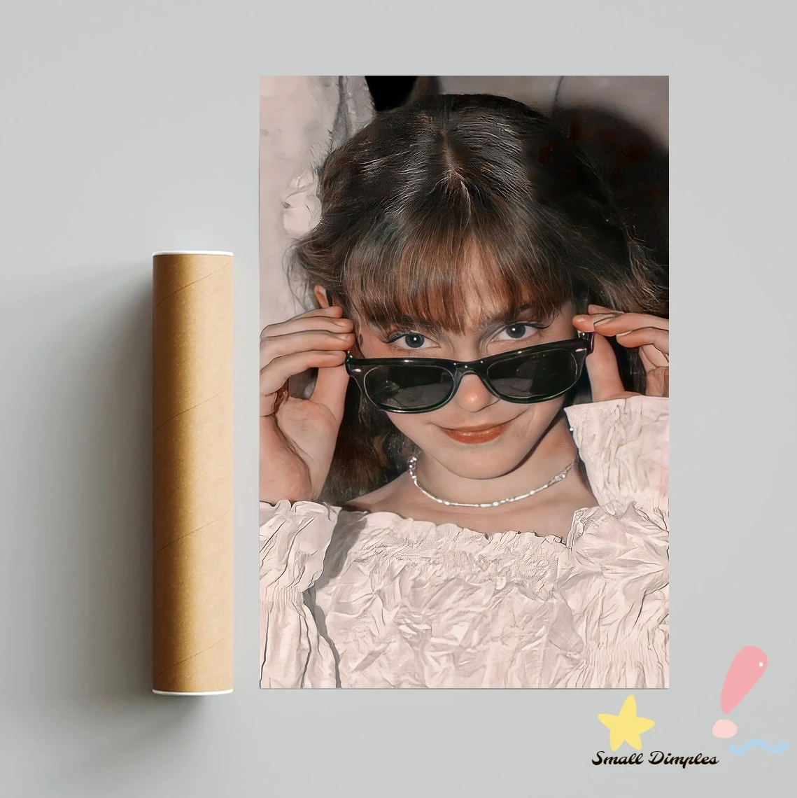 إيما واتسون الموسيقى ستار المشارك قماش الفن طباعة ديكور المنزل طلاء جدران (بدون إطار) #5