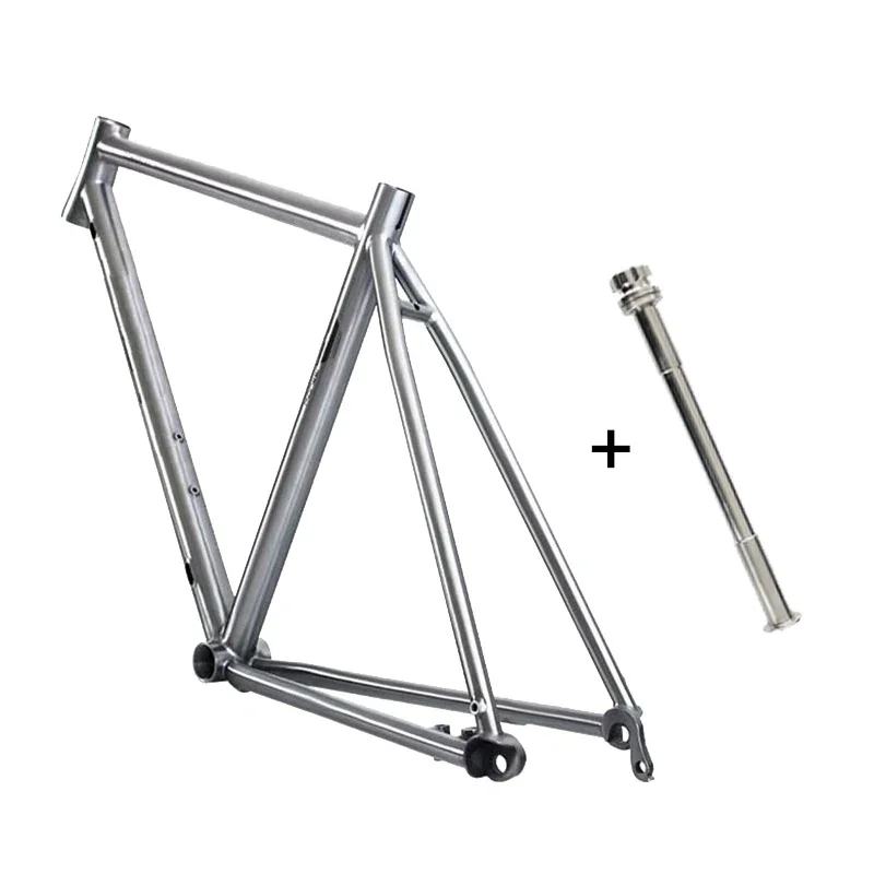 

For Custom Make Gravel Road Bike Frame and Thru , Factory Price 700x32C Titanium Alloy Racing Bicycle Frame with Brake