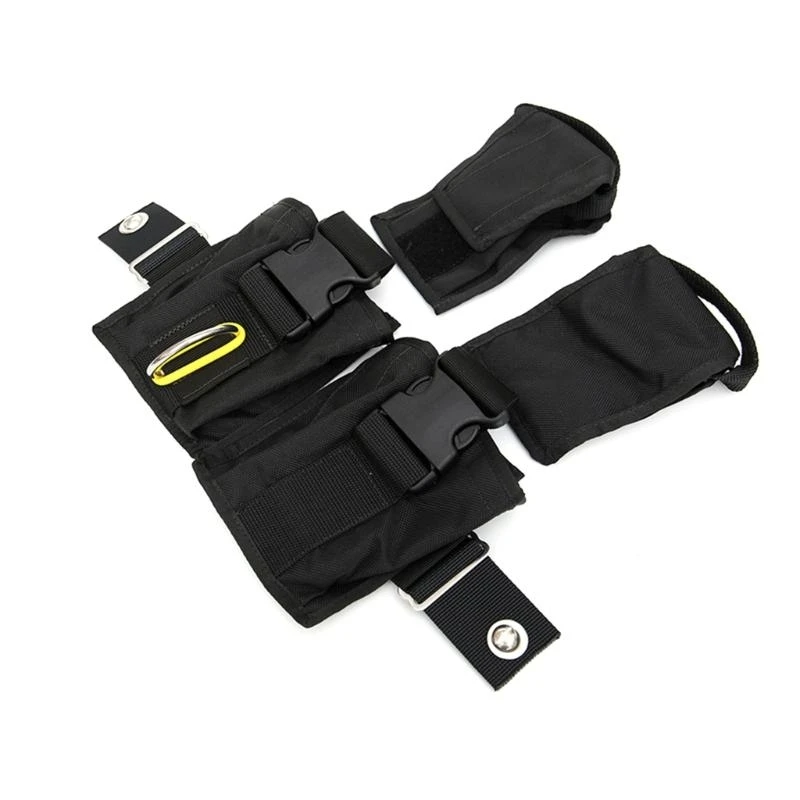 

8lbs Scubas Diving Weight Belt Pocket Scubas Weight Pocket with Adjustable Buckles .A5KC