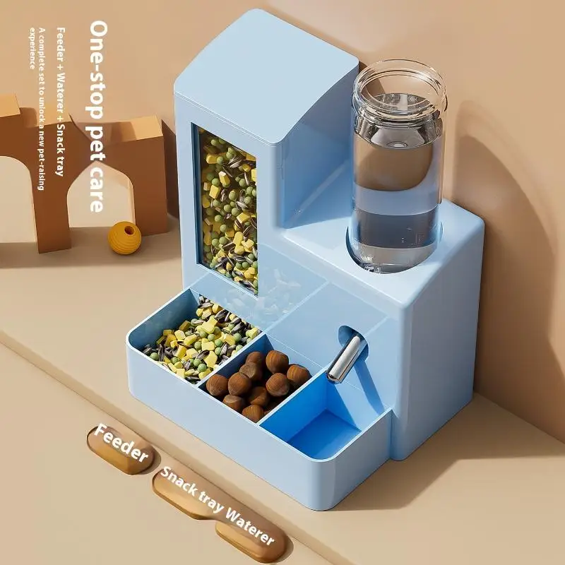 【E】2-in-1 automatischer Hamster-Wasserspender, multifunktionaler Trink- und Futterbehälter für kleine Haustiere – Detail 4