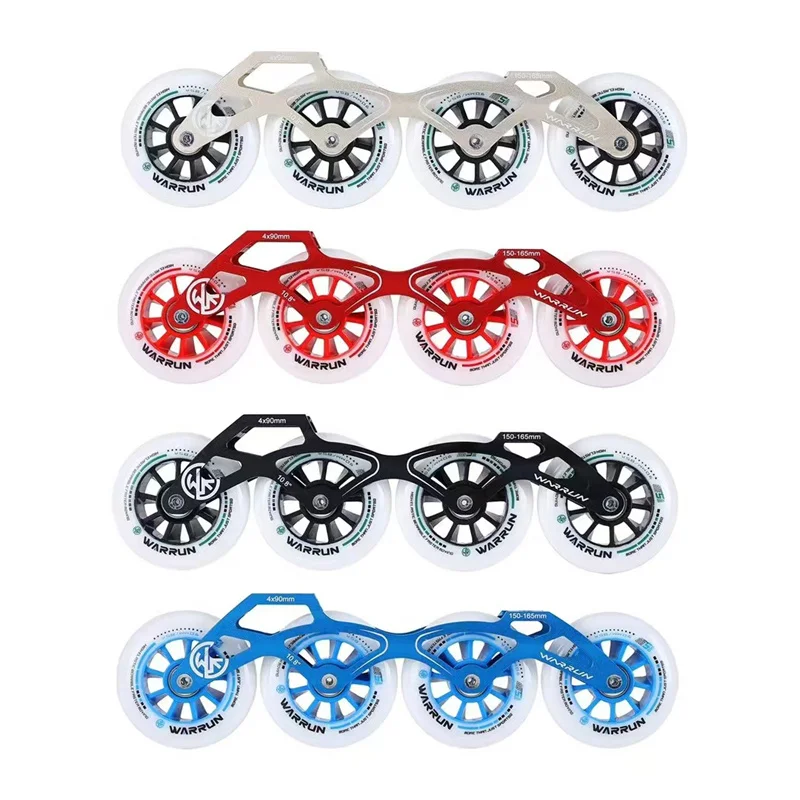 WARRUN V7 إطار التزلج المضمن 85A سرعة سباق 90 مللي متر 100 مللي متر 110 مللي متر زلاجات دوارة عجلة ILQ-11 608rs تحمل قاعدة ناعمة سريعة