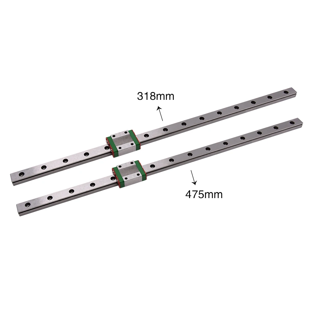 

Ender 3 Dual Z Axis Linear Rail Kit MGN12C with Back Plate CR 10 X Axis Upgrade Kits for Ender-3/3S/3Pro/3 V2 / CR-10/10S/S4/S5