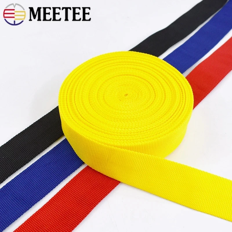 5/10/20M 30mm Hollow Nylon Webbing Tapes Double-layer Tubular Ribbon Bias Binding Clothes Decor Band DIY Sewing Accessories