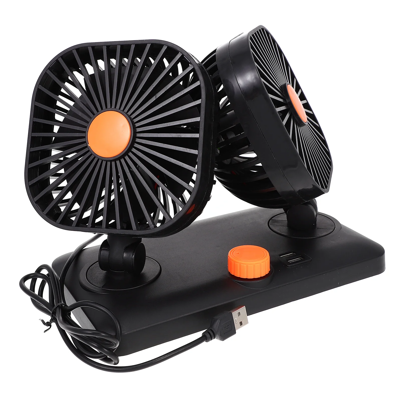 

USB Powered Car Fan Compact Electric Fan for Vehicle Cooling Portable Desktop Use Summer Travel Essential