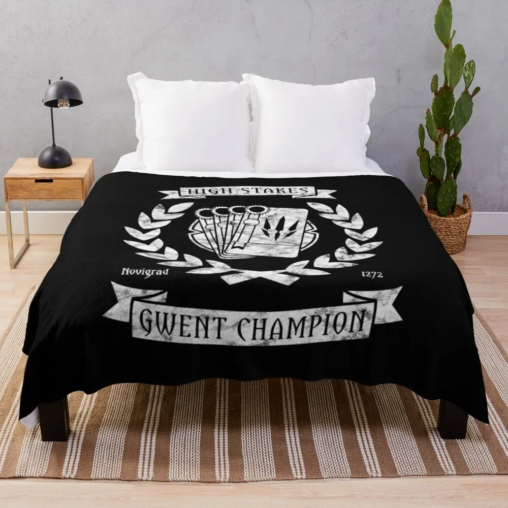 High Stakes Gwent Champion Throw Blanket Luxury Throw Hair Blankets