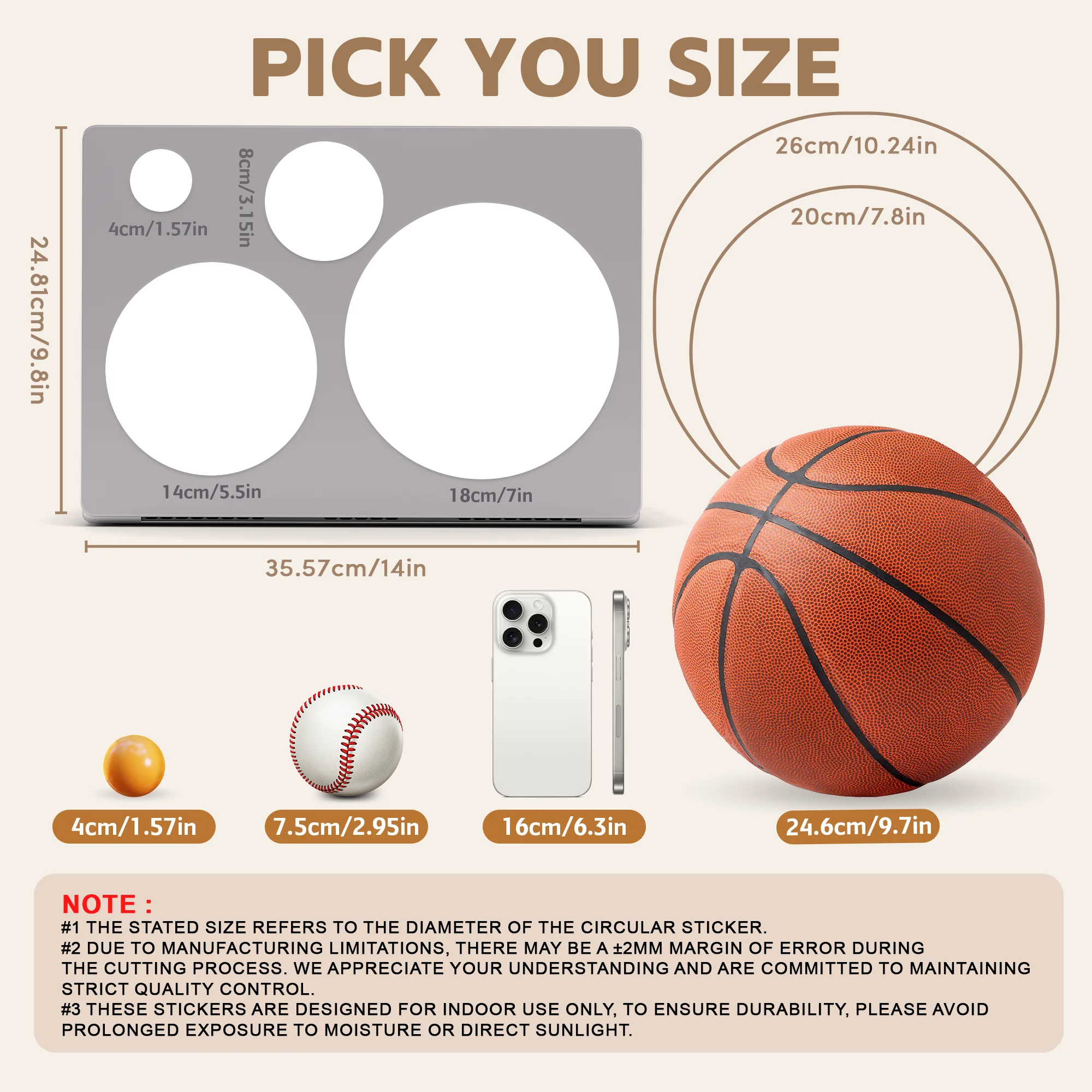 ملصقات مخصصة PVC مقاوم للماء يموت قطع الفينيل شعار تسميات ملصقات شخصية مستديرة لأجهزة الكمبيوتر المحمول عيد ميلاد حفل زفاف الأعمال #3