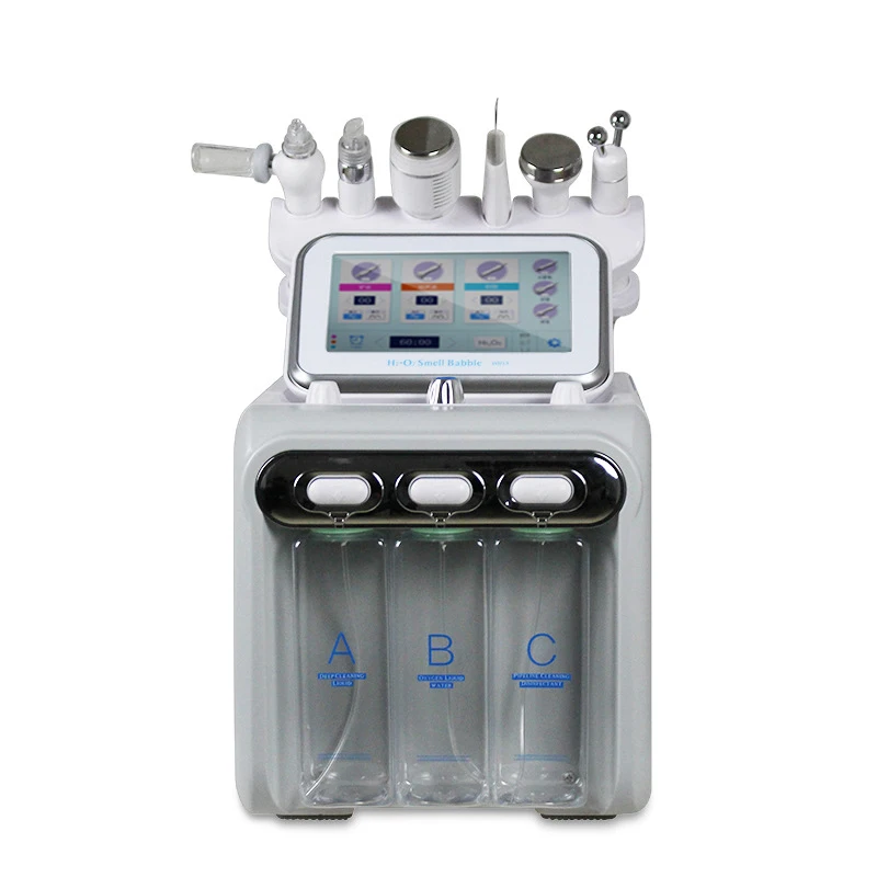 

Beauty salon facial multifunctional introducer for deep cleaning of second-generation hydrogen and oxygen small bubbles