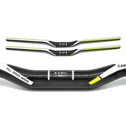 KEDDIE Carbon handlebar mountain bike bicycle handlebar carbon handlebar MTB UD glossy 31.8*600-760mm swallow-shaped handlebar