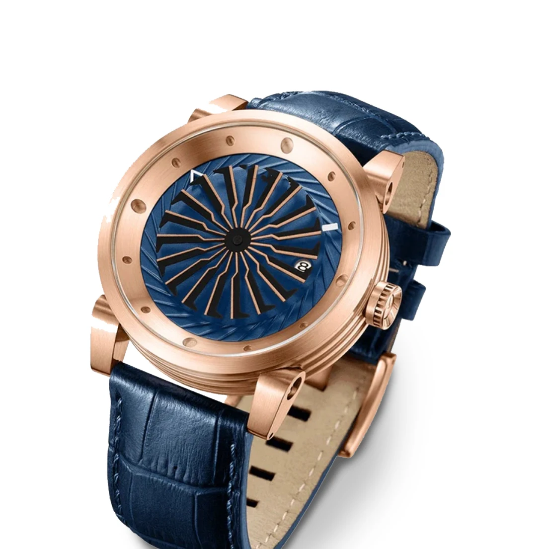 2023 Men\'s Automatic Mechanical Watch Multifunctional Multi Pointer Rotating Dial Zinviowatch Stainless Steel for man\'s watch