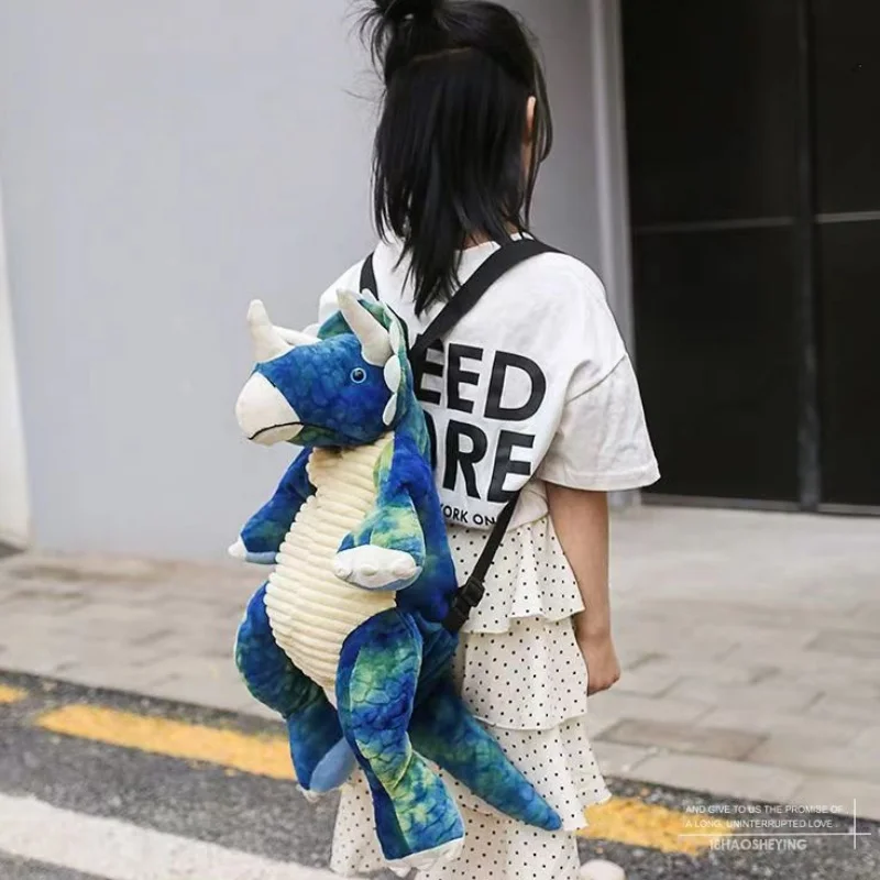 Cute Multi-functional Dinosaur Appearance Backpack, A Dinosaur Plush Toy That Children Love