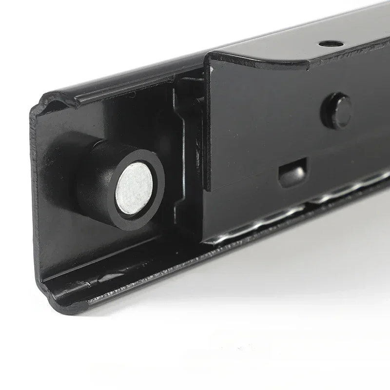 New Cabinet Accessories Soft Close Electroplating Silend Steel Ball Drawer Slide for Bay Window Furniture Cabinet Hinge Slide image 4