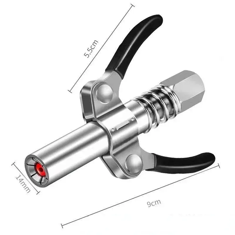 Car Syringe Lubricant Tip Repair Accessories Lubricant Grease Gun Coupler 10000 PSI NPTI/8Quick Release Grease Oil Pump Tip Tool