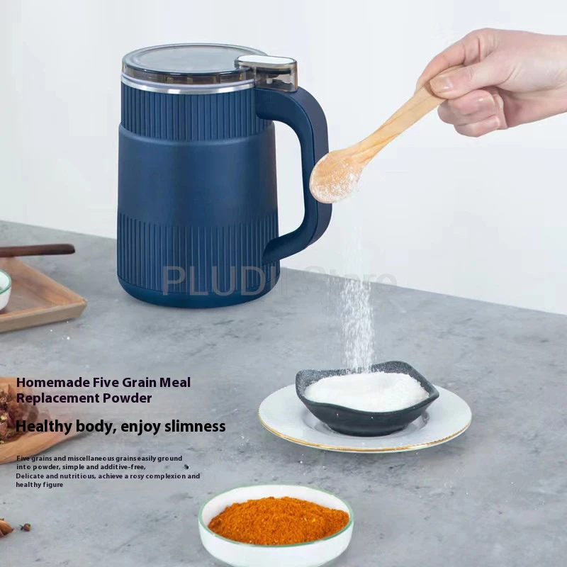300W Mini Portable Electric Grinder Small Household Grinder Mini Size Home Appliance For Kitchen Coffee Beans Nuts Powder Maker view 4