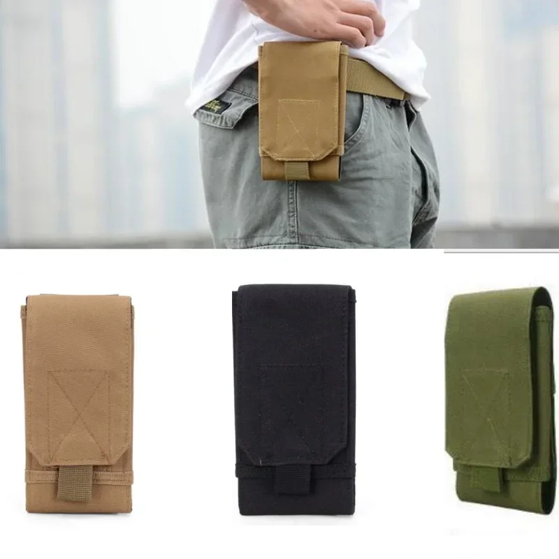 Waist Belt Bag Army Outdoor Phone Holder Sport Case Waterproof Nylon EDC Sport Hunting  Bags in Backpack