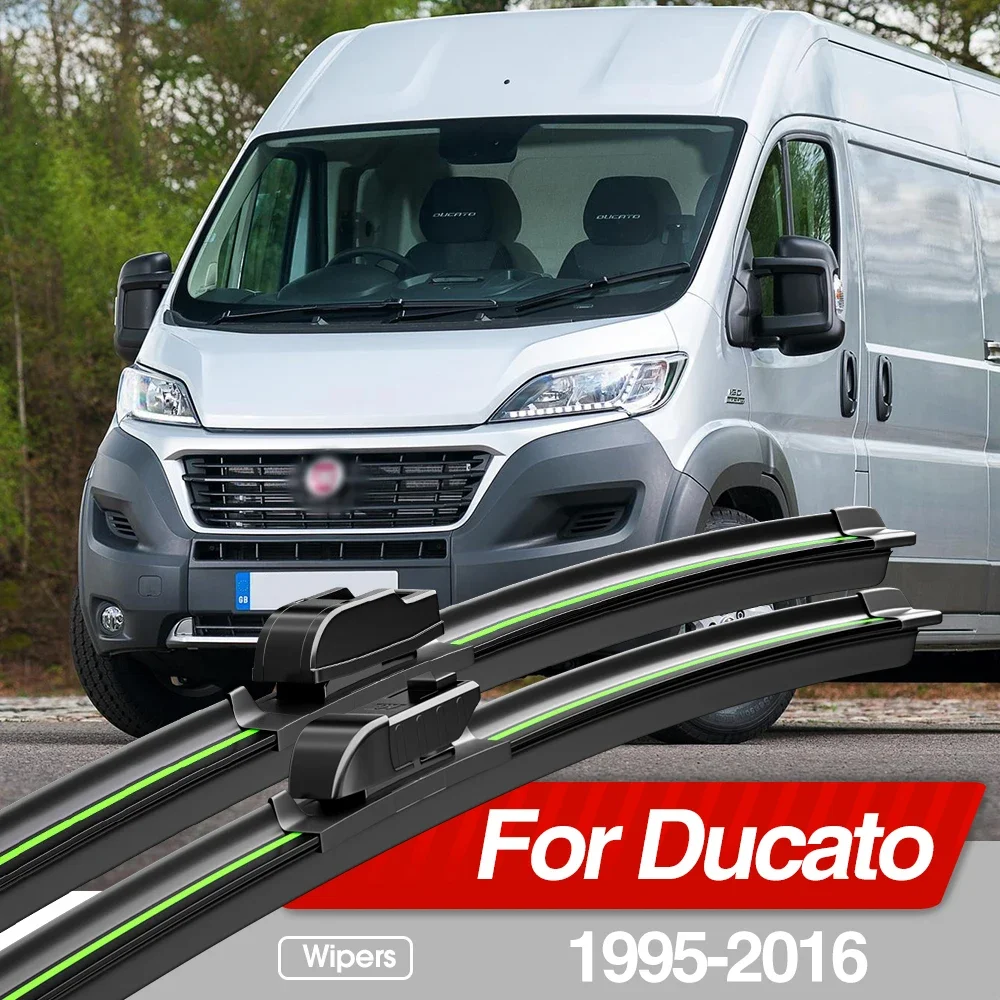 

For Fiat Ducato 1995-2016 Front Windshield Wiper Blades 2pcs Windscreen Window Accessories 1996 2000 2009 2010 2011 2013 2015