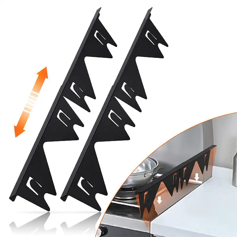 Countertop Side Filler Guards Counter Side Crevice Filler Guard Stainless Steel Stove Crevice Covers Stove Side Range Trim Kit